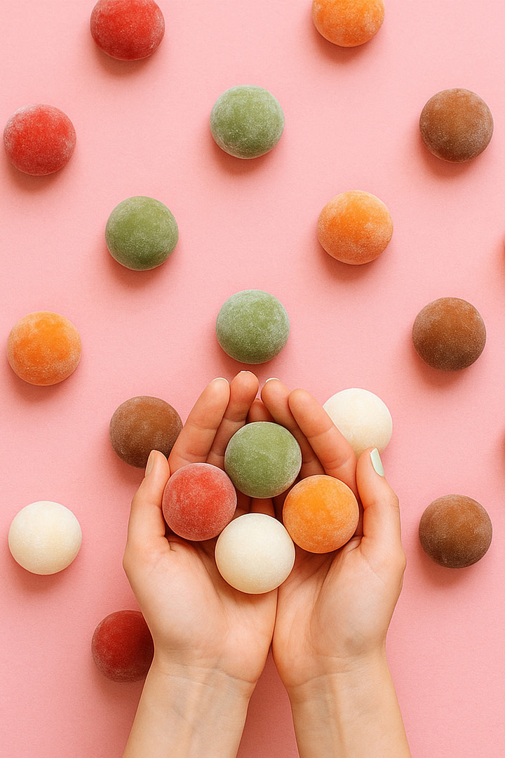 Projet The Mochi House Mochis glacés The Mochi House, branding et communication de marque